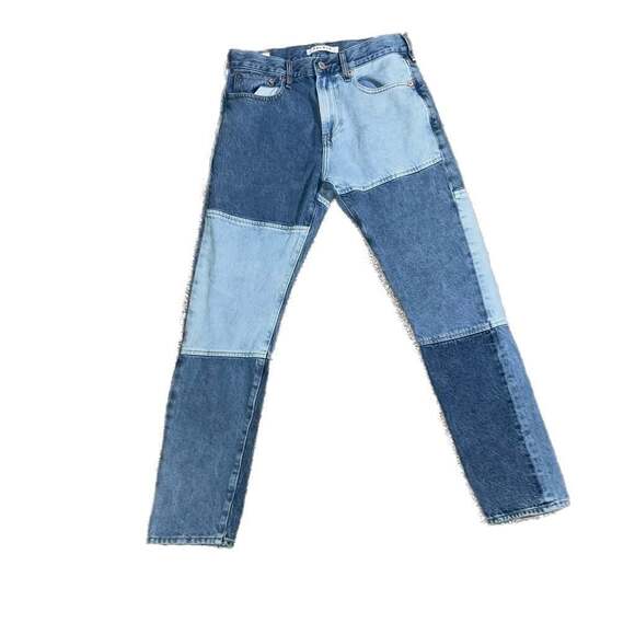 PacSun Other - PacSun Eco Indigo Patchwork Slim Tapered Jeans 30x32